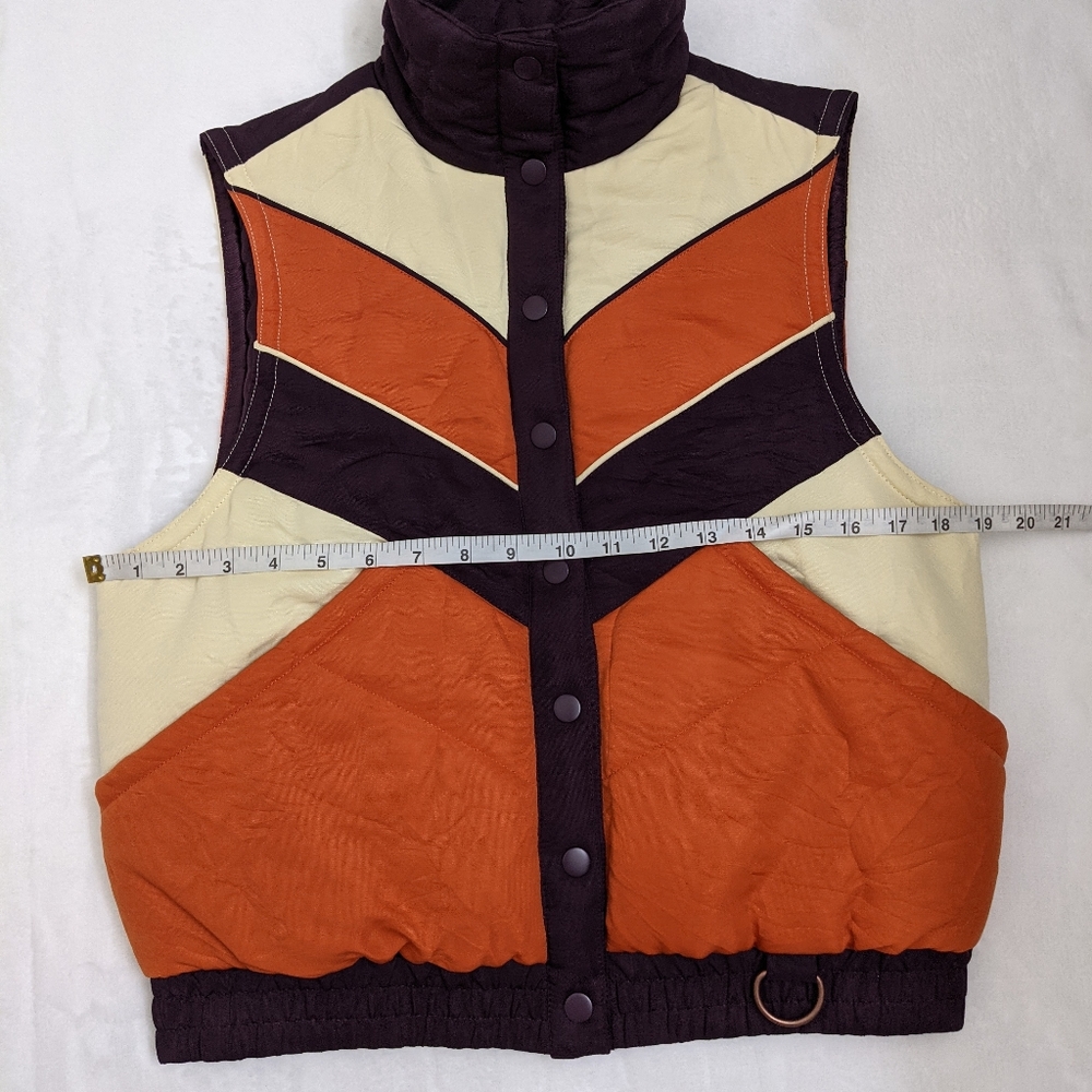 Anna Sui Retro 80's Vibes Color Block Full Zip Pu… - image 7